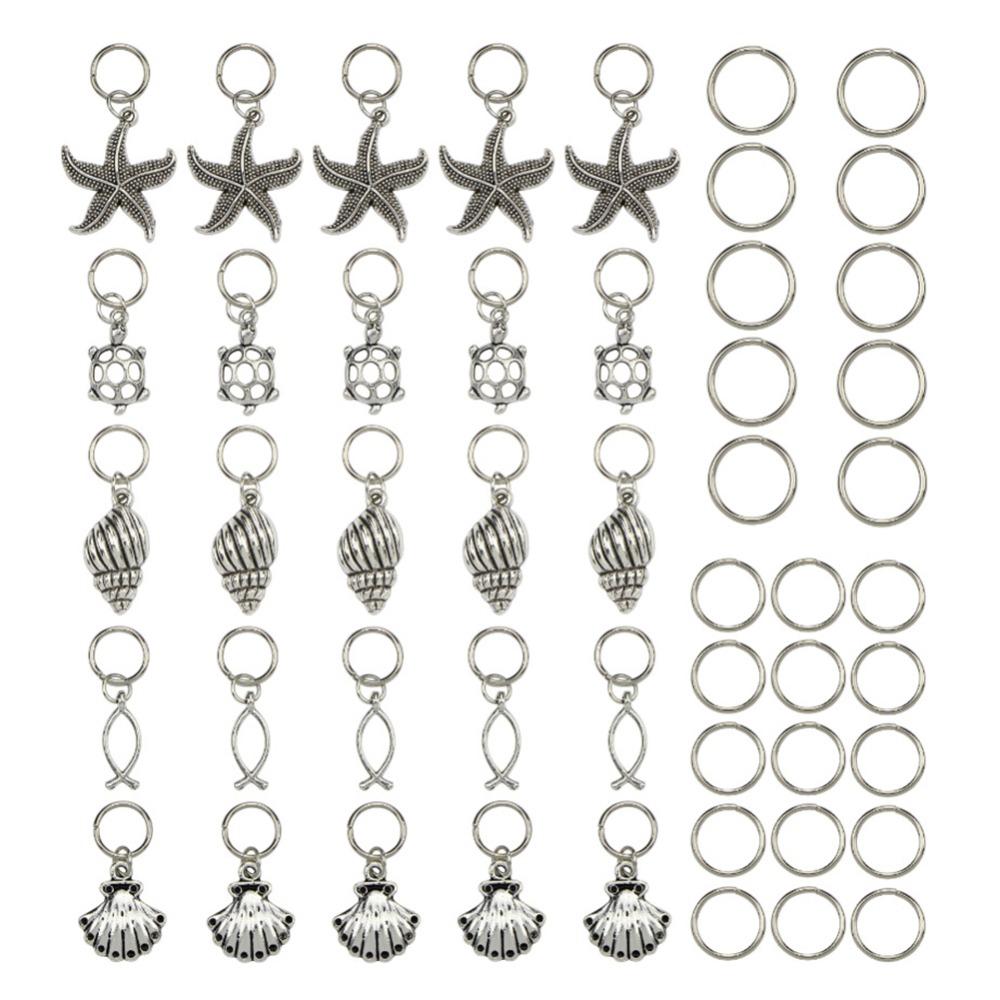 50pcs Alloy Alloy Pendants Accessories Vintage Handcraft Pendants Accessories Necklace Making