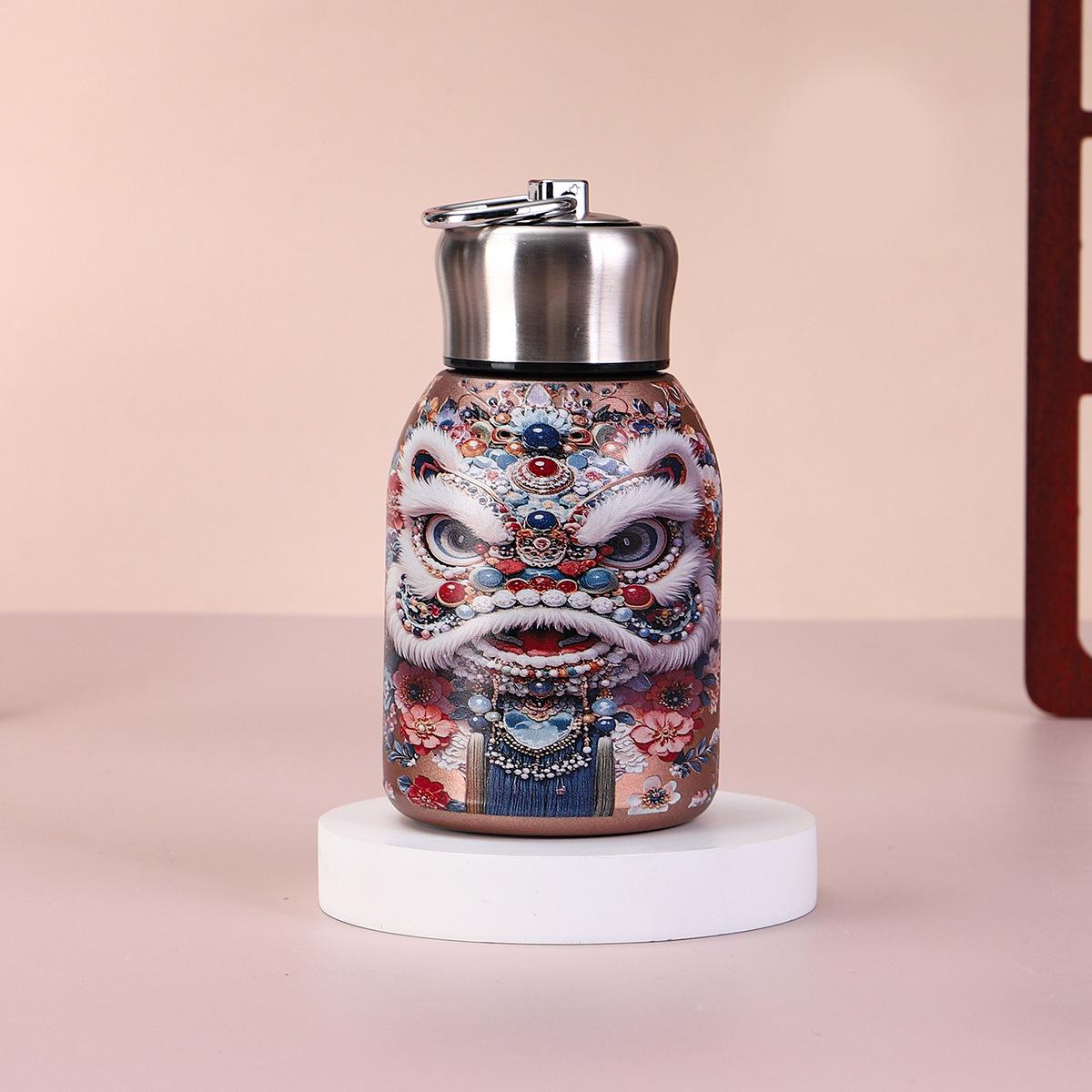 

Мини термокружка из нержавеющей стали 316, маленькая кружка Pangding с кольцом для переноски, удобная карманная кружка 300ml