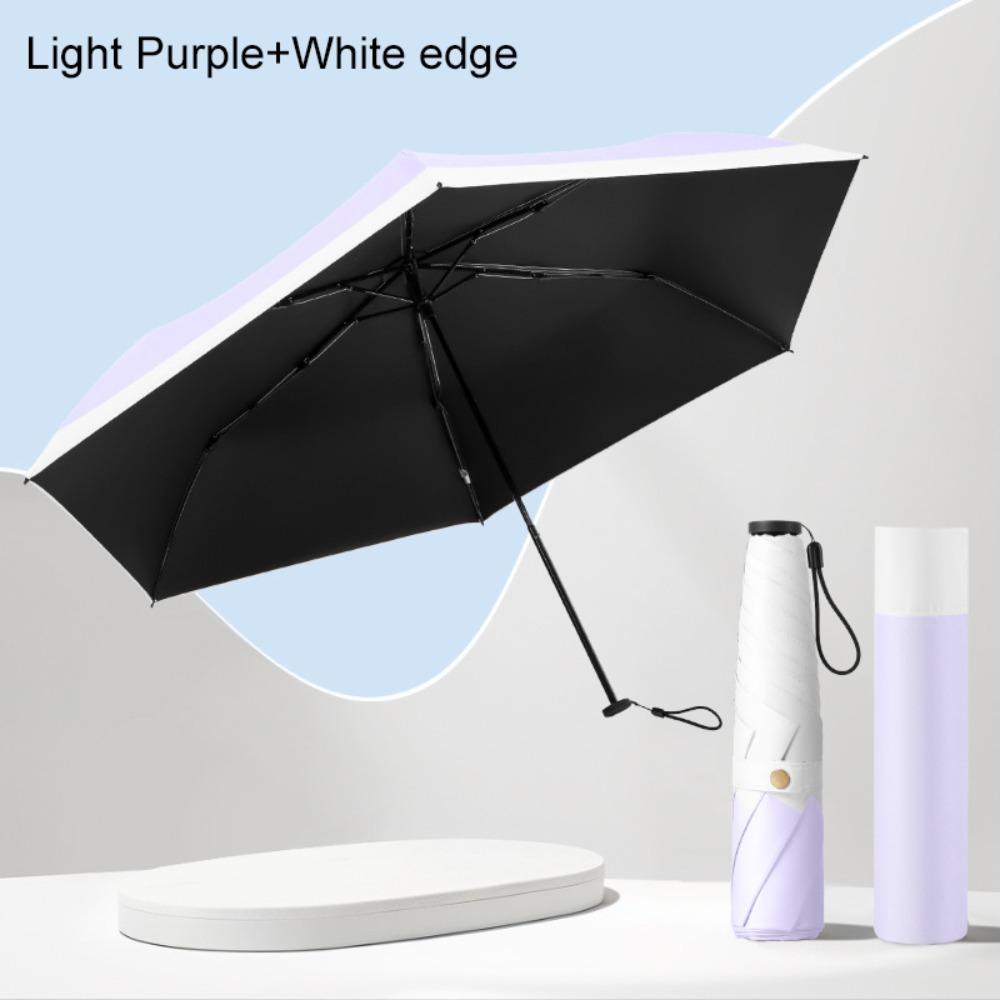 Carbon Fiber Ultra-light Folding Sun Umbrella Sun and Rain Both Use Pocket Pencil Umbrella Outdoor