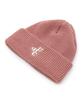 Eondeokeonteulol Winter Short Beanie Ribbed Knit Logo Embroidery Unisex Beanie Hat Beanie / Original Script / Pink