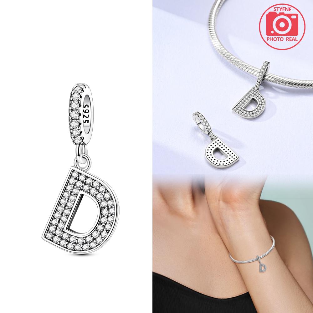 Sparkling Full Monogram Pendant Copper Colors For Charms Copper Colors Original Bracelet For Jewelry Making