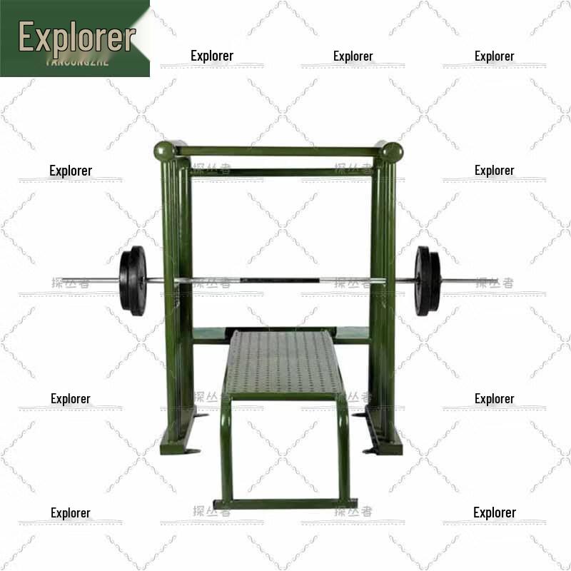 Bench Press Rack with Barbell Set