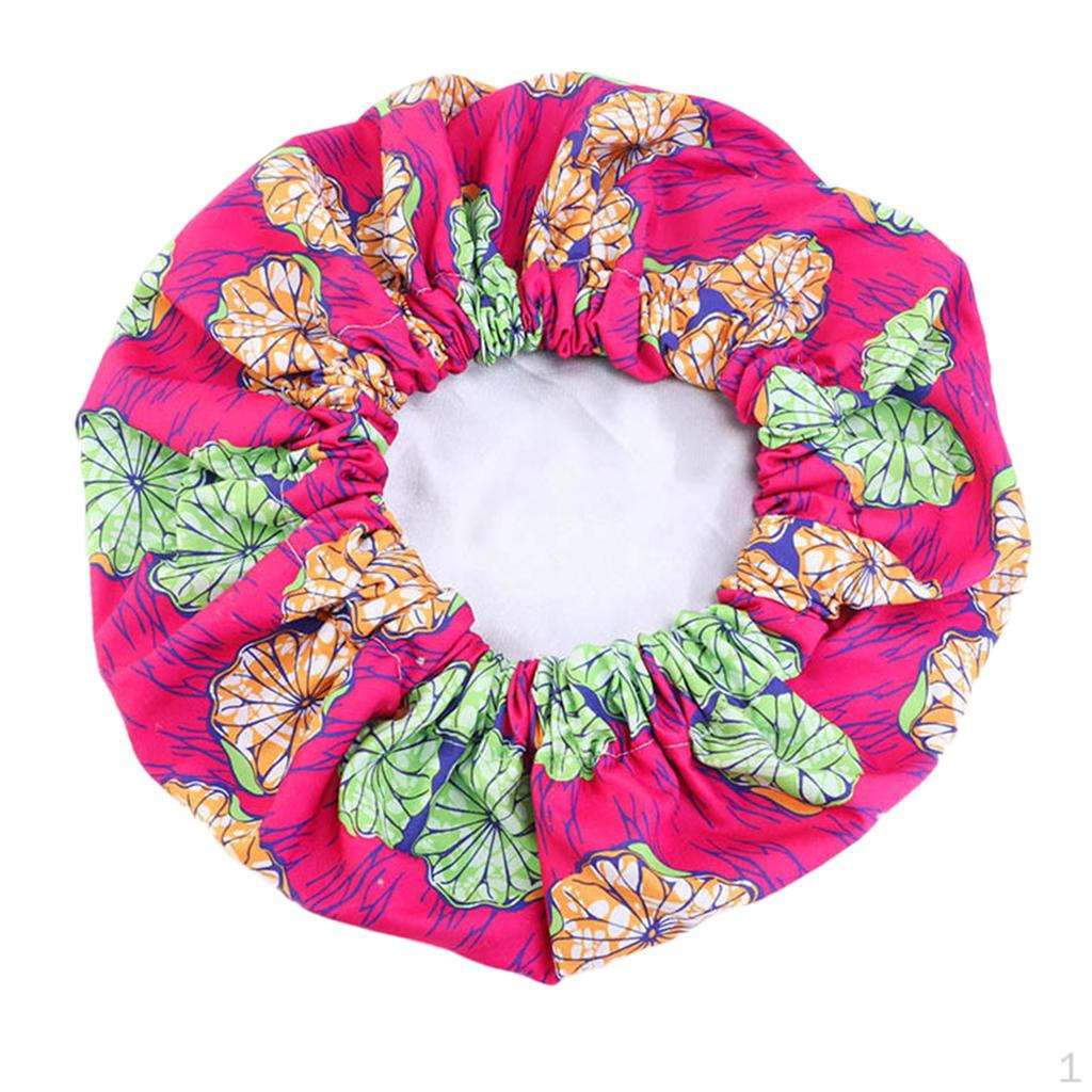 

Satin Beanie Sleepy Hat Soft Nightcap Headgear For Ladies Girls Hair Care рожевий