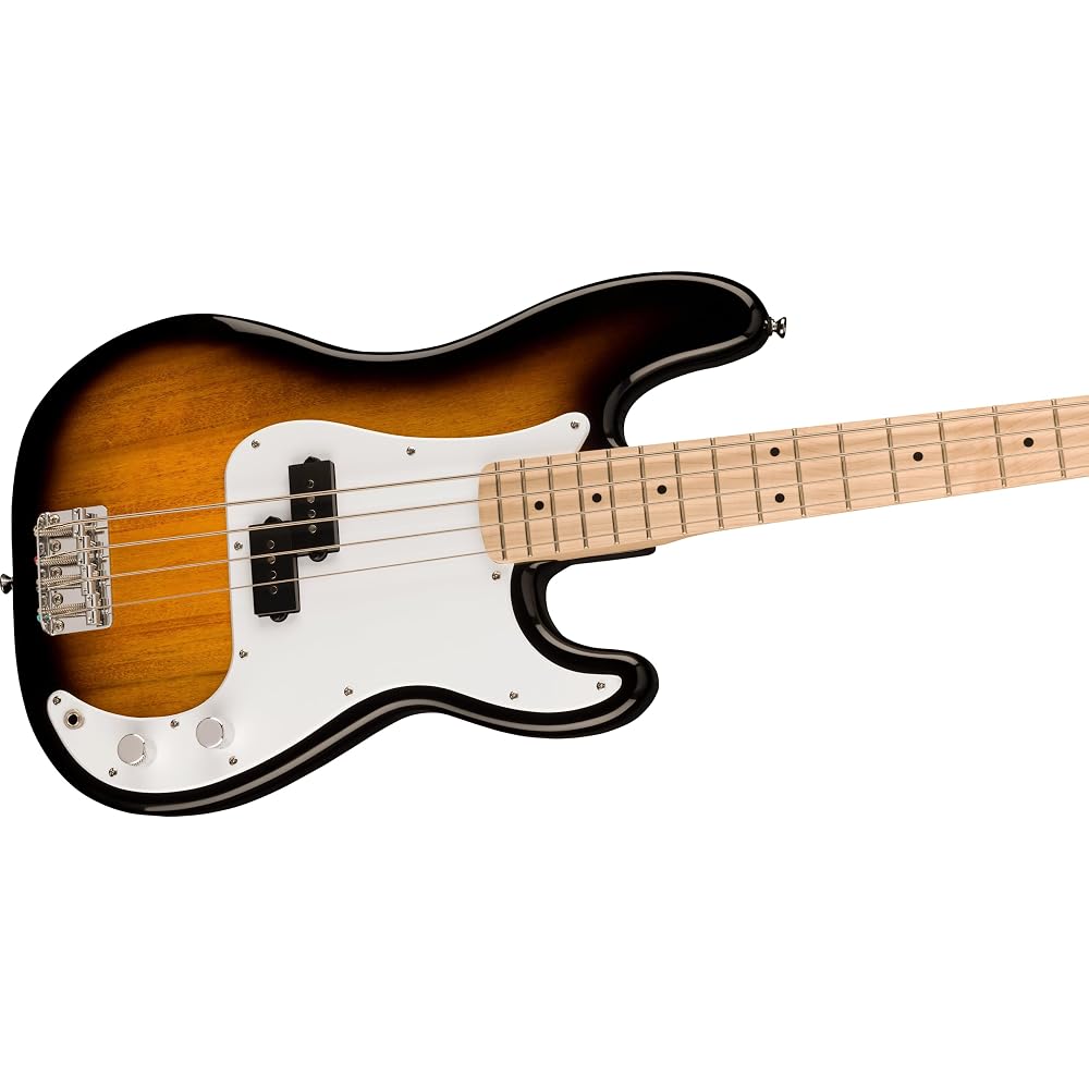 Squier by Fender Squier Sonic™ Precision Bass®, Maple Fingerboard, White Pickguard, 2-Color Sunbu...