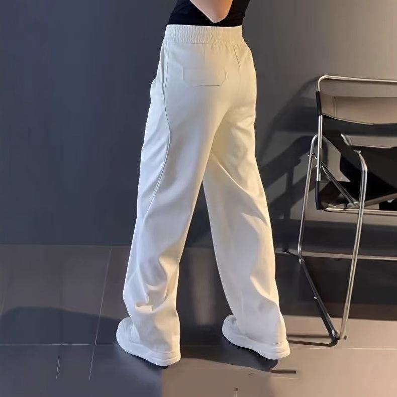 2025 Men's Summer Wide-Leg Drapey Pants: Versatile High-End Fashion Trousers