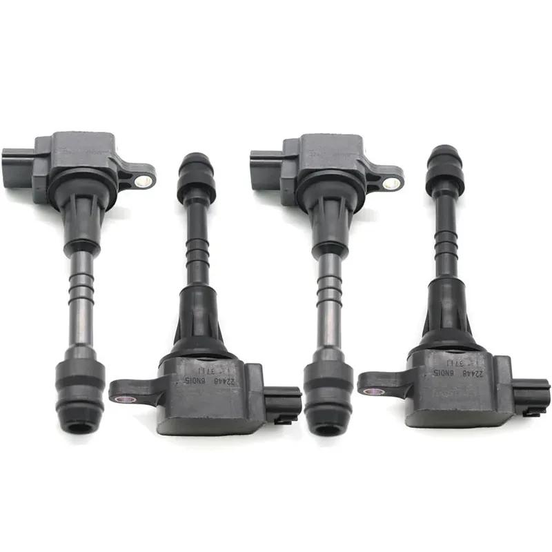 High Quality Ignition Coil For Nissan Sentra 1.8L Almera N16 Primera P11 224486N011 2001-2006 AIC-4004G 22448-6N015