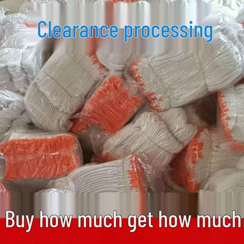 Herren Strapazierfähige Rutschfeste Arbeitshandschuhe - Dicke Baumwolle, Verschleißfest, Schützend für Baustellen.