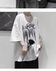 Men's Loose Fit Pure Cotton T-Shirt - Summer 2026 Trendy Short Sleeve Casual Wear.
