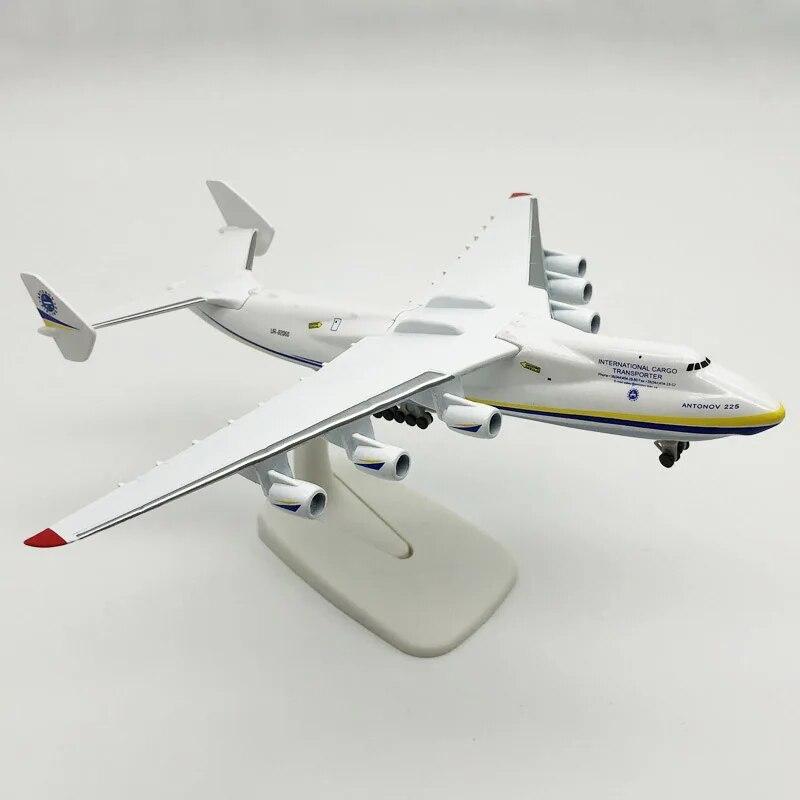 20CM Diecast Metall Legierung Antonov An-225 „Mriya“ Flugzeug Modell 1/400 Maßstab Replik Flugzeug Modell Spielzeug Für Sammlung