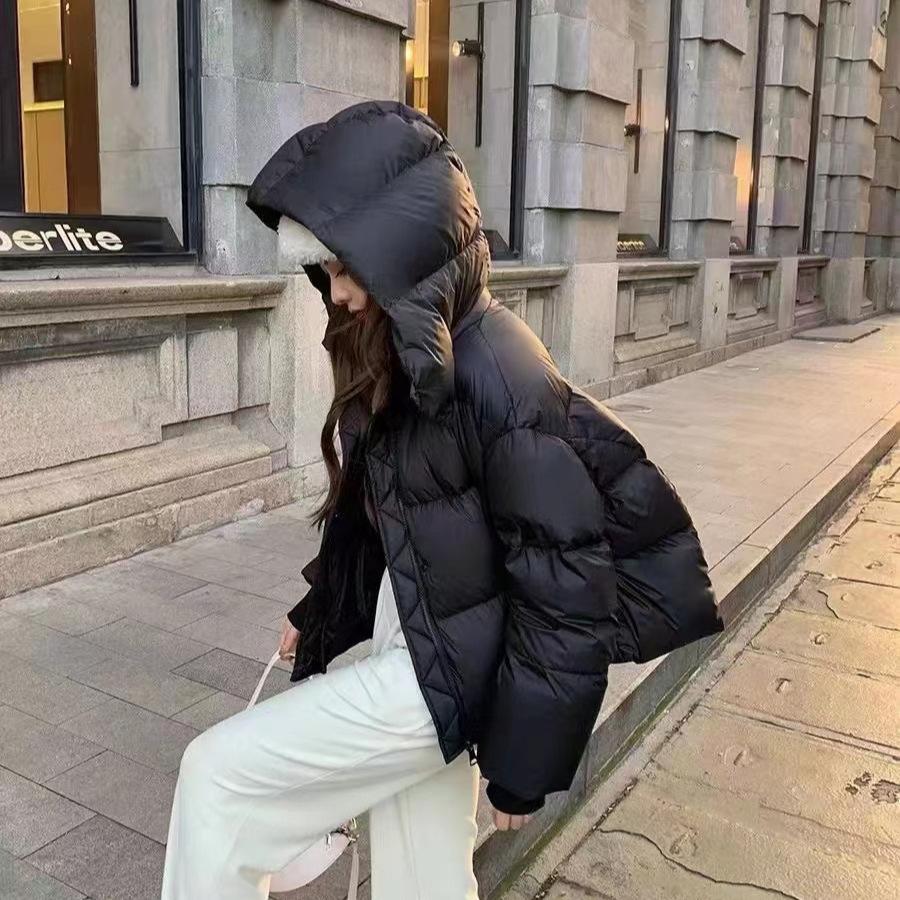 

Новая женская зимняя короткая стеганая куртка с хлопковой подкладкой, корейская версия свободного дизайна. L