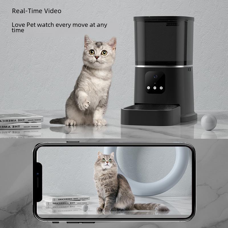 Smart WiFi Pet Feeder: 6L Automatic & Timed Dog/Cat Feeder