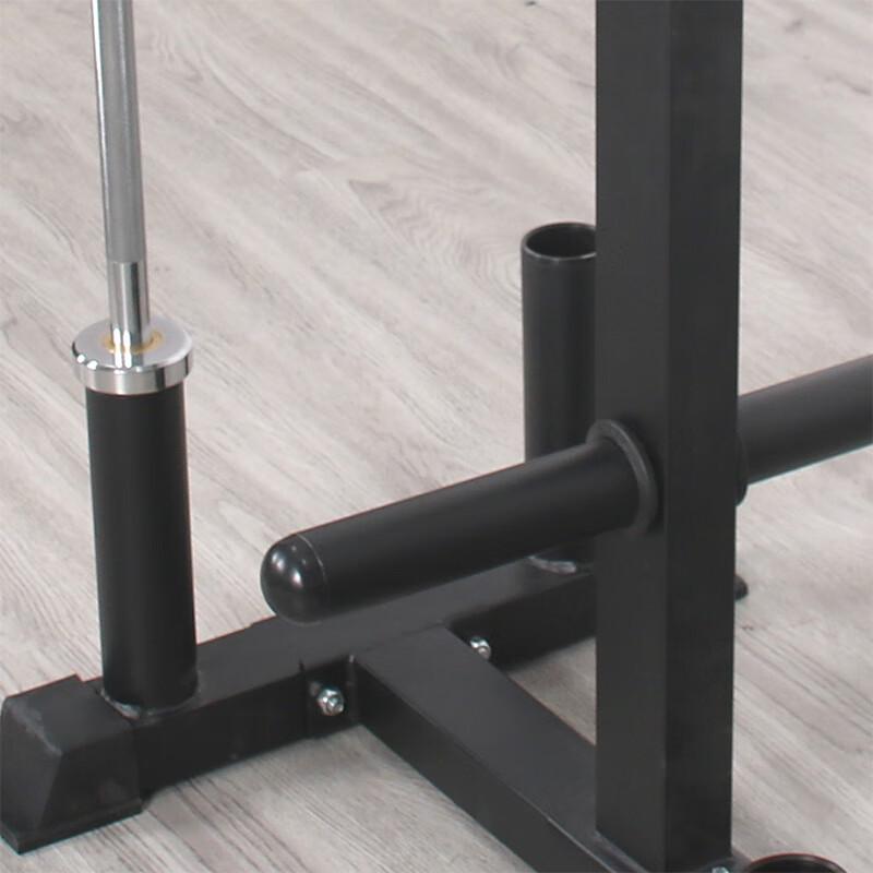 WEZHO Multifunctional Barbell Plate & Bar Storage Rack