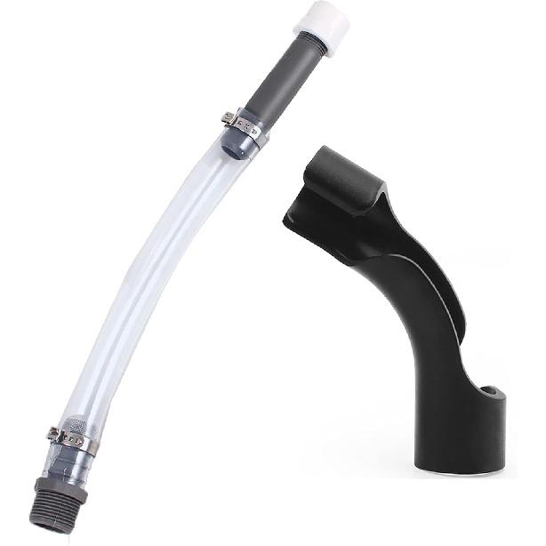 Muge Racing Flexible Racing Fuels Filler Hose for Racing Fuel, Jegs, LC2 and Scribner Fuel Jugs, Hose Bender Included