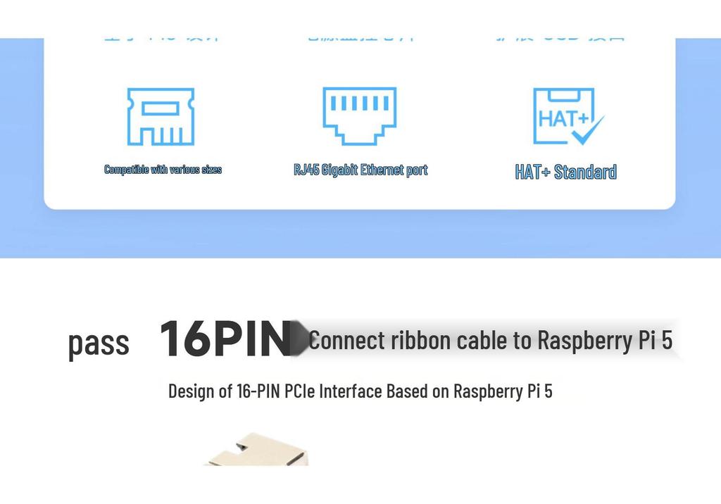 Raspberry Pi 5 PCIe Expansion Card: Plug & Play, Dual Network Ports, Dual USB, High-Speed.