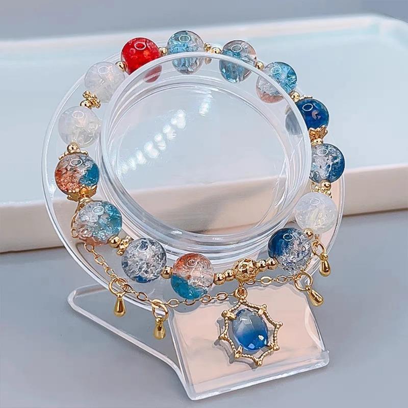 Clear Jewelry Bracelet Display Holder Bangle Organizer Rack Acrylic Bracelet Display Collar Stand Holder Practical Use Tool