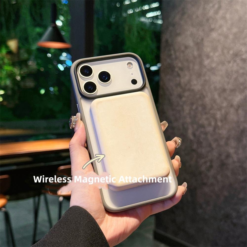 Matte Bumper Shockproof for Magsafe Magnetic Case for iPhone 17 17Air 17Pro Max Transparent Wireless Charging Hard Cover