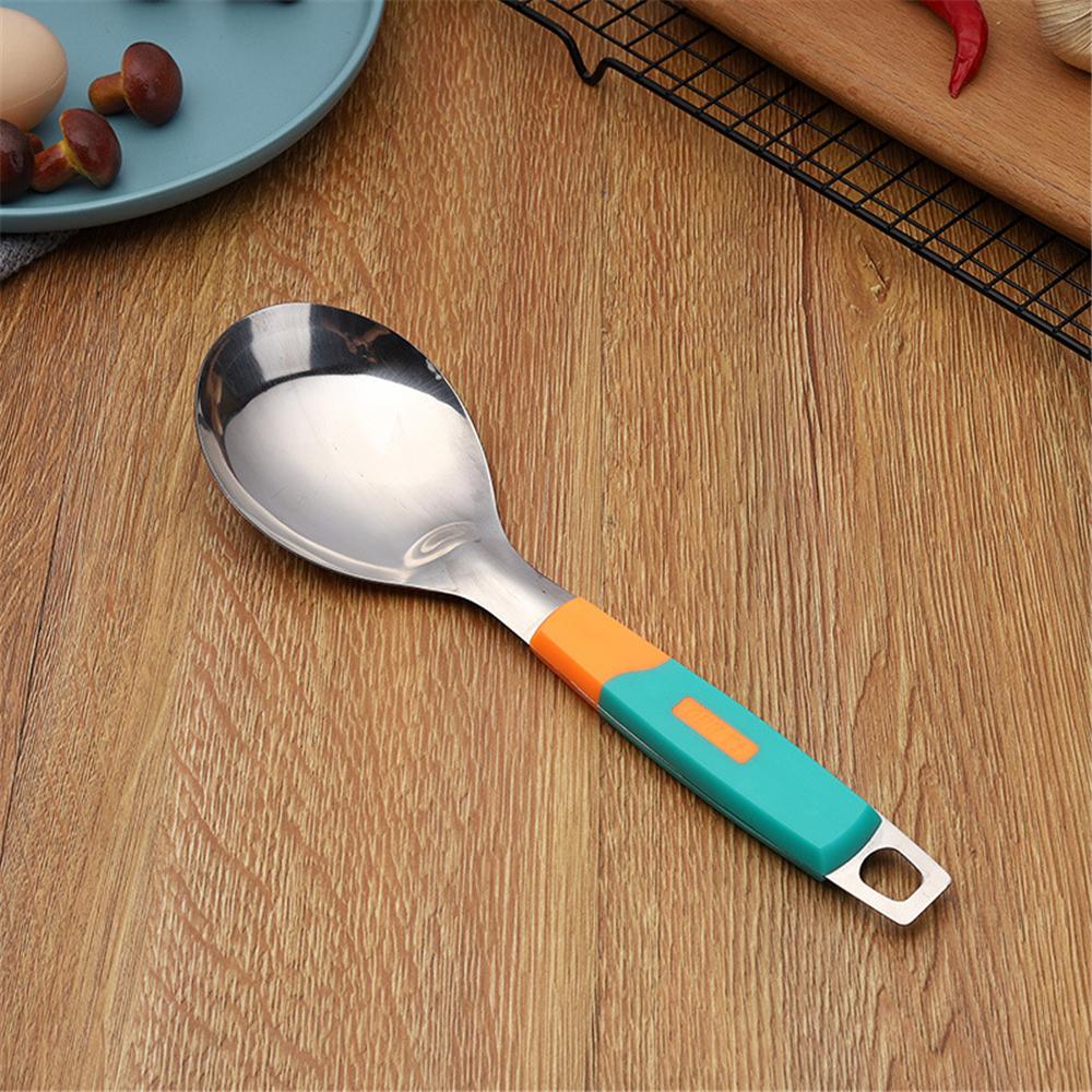 

1/5 шт. Набор кухонной утвари из нержавеющей стали Бытовая лопатка Суповая ложка Дуршлаг Кухонная кулинарная суповая ложка Гаджеты