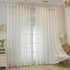 1pc Branch Embroidery Sheer Curtain 1PC Vintage Design with Grommet Hanging for Living Room Bedroom Balcony Kitchen Ready Made