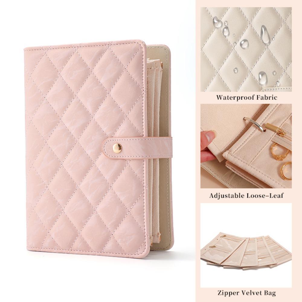 Partition Jewelry Storage Book Waterproof Jewelry Packaging Brochure Necklace Binder Display