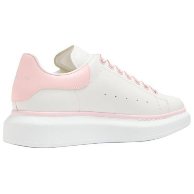 (WMNS) Alexander McQueen Wedge Sole Sneakers 'White and Ice Pink' Women's 718139WIEEP8761