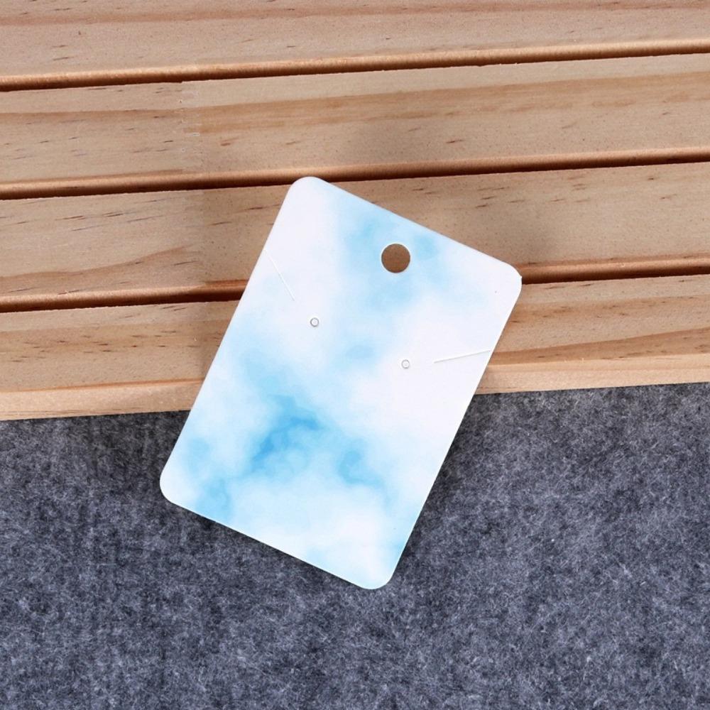 

100pcs Marble Earring Cards Abstract Style Colorful Card Paper Holder Earring Display with Gold Lines Display Tags Cardboard