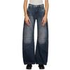 Jeans baggy hip hop da donna a gamba larga a vita medio-bassa jeans larghi boyfriend pantaloni in denim vintage