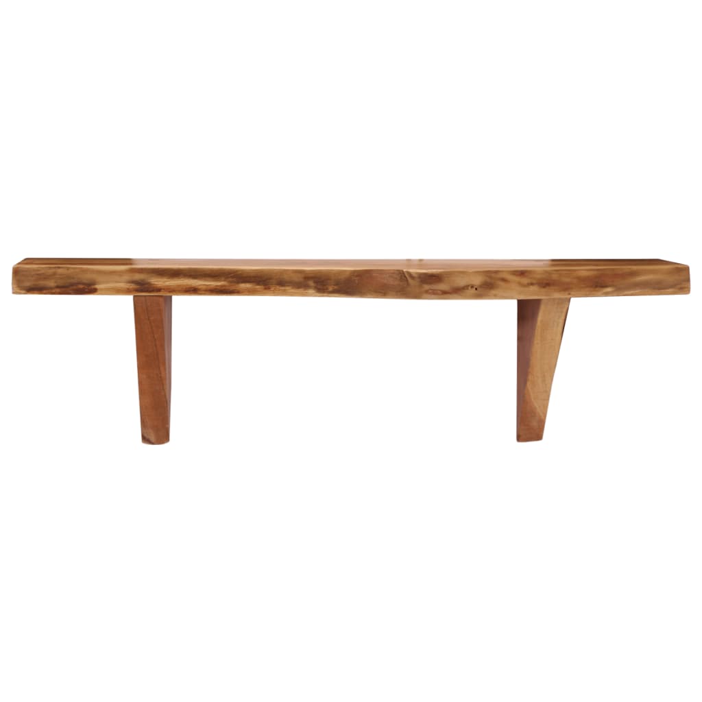 Wall Shelves 2 Pcs 60 X 20 X 18 Cm Solid Acacia Wood