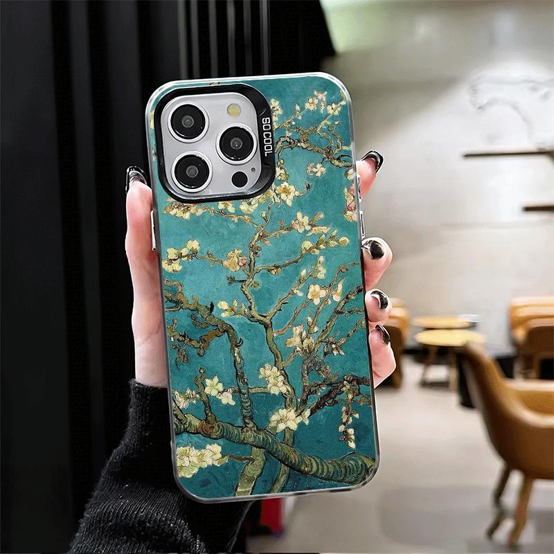 Van Gogh Oil Painting Aesthetics Shockproof Phone Case for iPhone 17 Air 16 16E 15 Pro Max 14 Plus 13 Mini 12 Back Cover Anti Fa