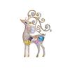 High End Reindeer Brooch, Christmas Limited Edition Deer Chest Flower, Women'S Temperament Clothing Accessories, Exquisite Holiday Accessories