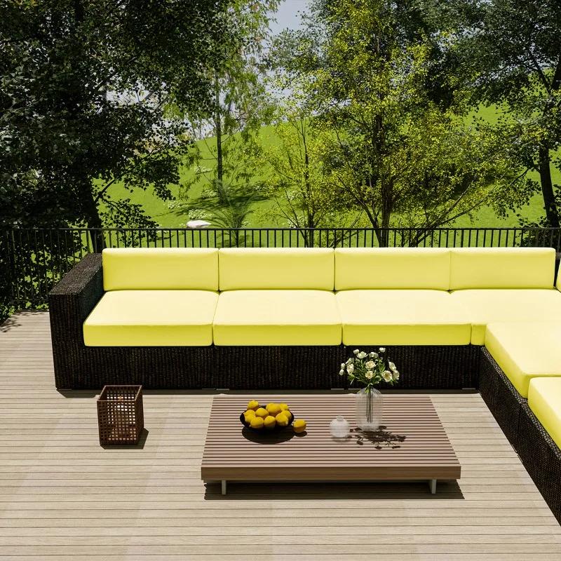 Sun-proof Anti-Dust Furniture Protector Cover Outdoor Sofa Cover Home Hotel Garden Patio Waterproof Rattan Corner Sofa Cover