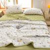 TheSummer Florals Pattern Quilt  Washes The Cotton Air Conditioner To Be Possible Machine Washes The Quilt Core Dormitory Single