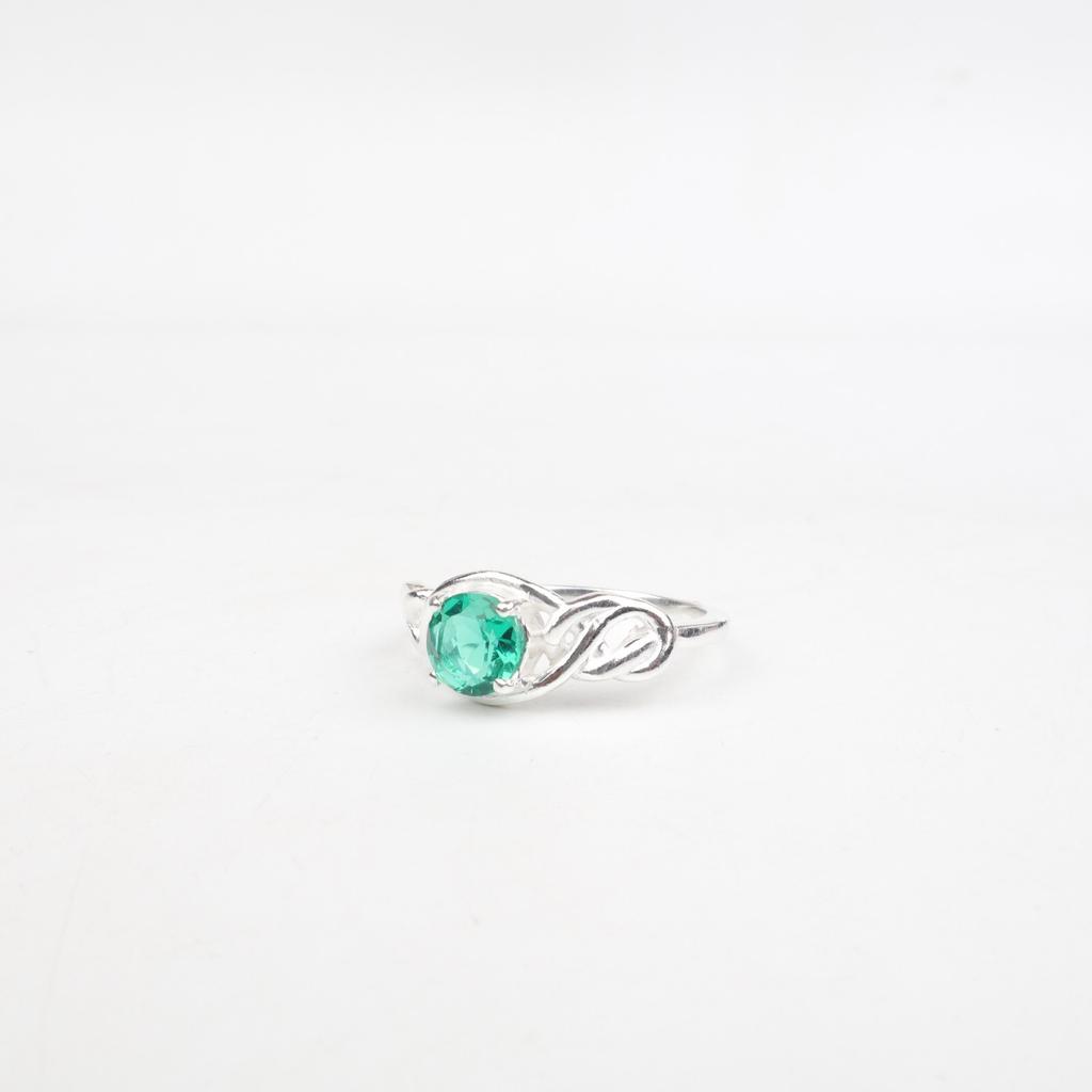 Chrome Diopside Gemstone 925Sterling Silver Jewelry Statement Ring Gift For Her CZR-6-11