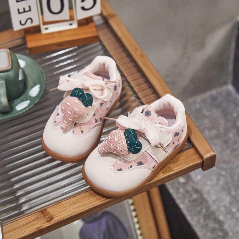 Spring & Fall Velcro Sneakers: Soft Sole Sports Shoes for Toddler Boys & Girls