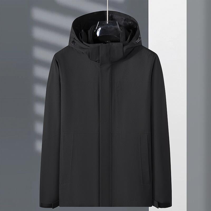 Осенне-зимняя мужская молодежная новая уличная одежда для мужчин и женщин три в одном — фото 4