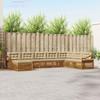 Outdoor Sofa Set with Cushions 8 pcs Natural and Beige