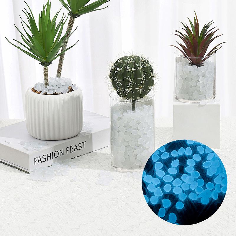 1cm Luminous Fluorescent Stones for Aquarium and Garden Landscaping