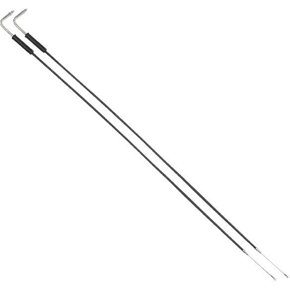 35.4" 39" 43" 47" 51" 55" 59" Stainless Steel Throttle Cable Wire Kit Idle Cable Compatible With Harley Dyna Softail XL 883 1200 Fat Boy Heritage