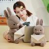 25/35/50CM Creative Envelope Rabbit Plush Doll Cute Soft Sitting Bunny Children's Room Desktop Decoration Gift for Friend