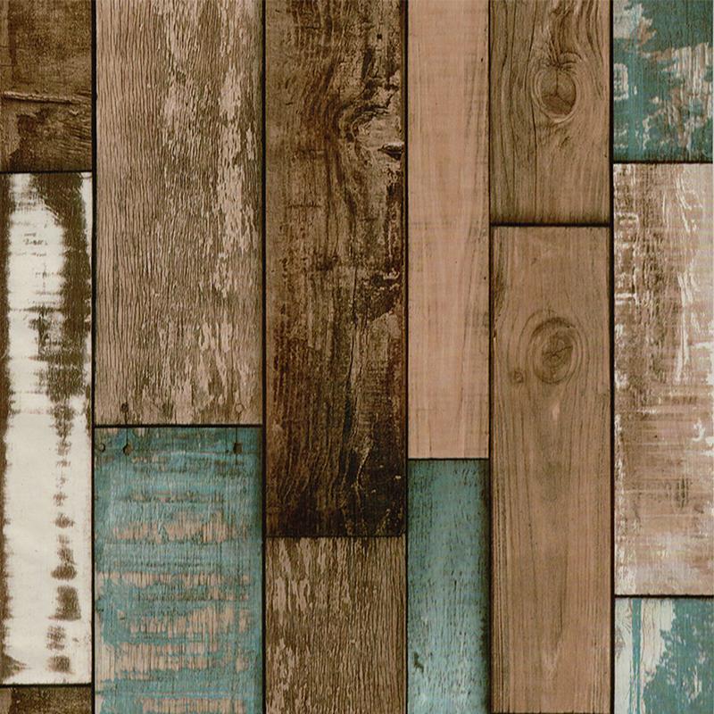 Waterproof PVC Self Adhesive Vinyl Wood Mura Wallpaper Roll For Living Room Kitchen Kids Room Bedroom Walls