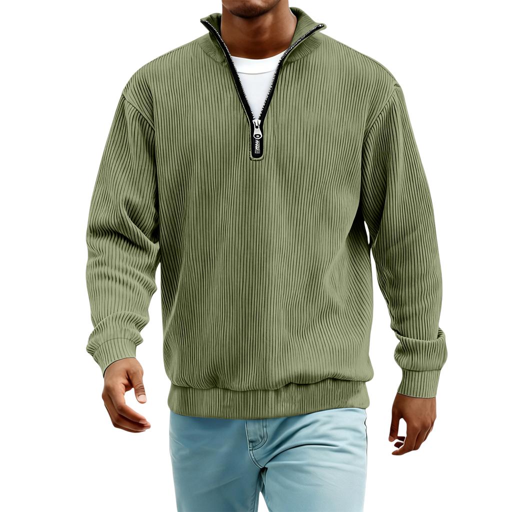 Herren 1/4-Zip Kapuzensweatshirt