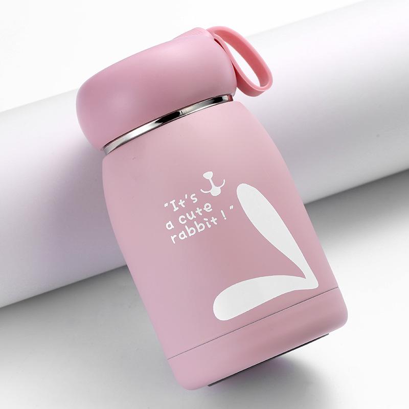 Adorable Large Thermos Cup with 304 Stainless Steel Liner & Cup Brush - Customizable Logo for Gifts & Promotions 320 ml
