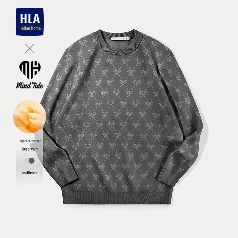 

HLA Men s Jacquard Knit Pullover Sweater 3XL