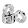 BHBL 4er-Pack geteilter Wellenkragen Bohrung 20 mm, Aluminium-Wellenkragen Klemmtyp, 40 mm Außendurchmesser, 12 mm Dicke