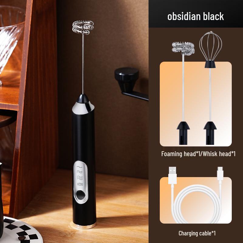 Rechargeable Handheld Electric Milk Frother & Egg Beater