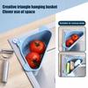 Kitchen Sink Triangle Drain Basket Plastic Food Vegetables Peel Egg Filter Storage Organizer Kitchen Shelf Rack Drainer