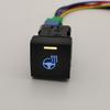 1 Pc Car LED Light Bar Power On Off Camera View Switch Button For Toyota Camry V70 2018 Rav4 Corolla Altis  prado 150