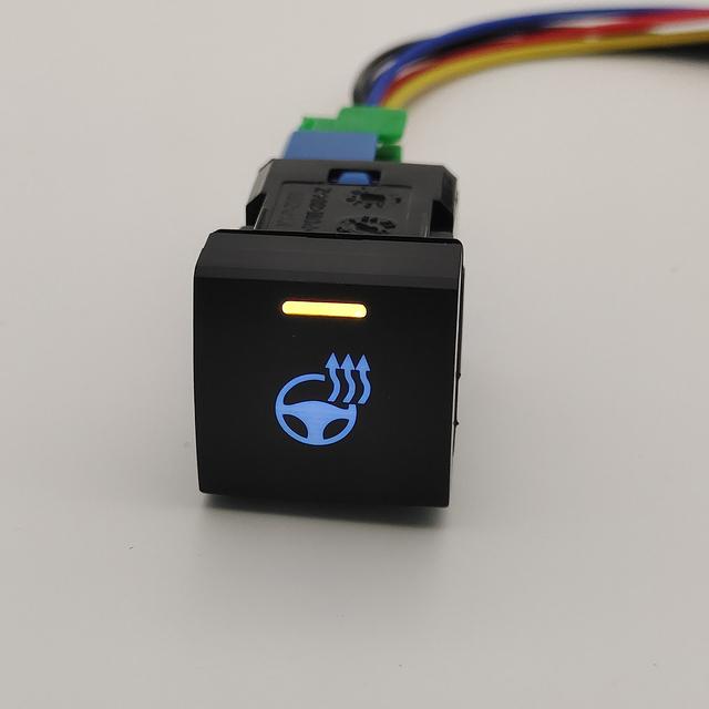 1 Pc Car LED Light Bar Power On Off Camera View Switch Button For Toyota Camry V70 2018 Rav4 Corolla Altis  prado 150