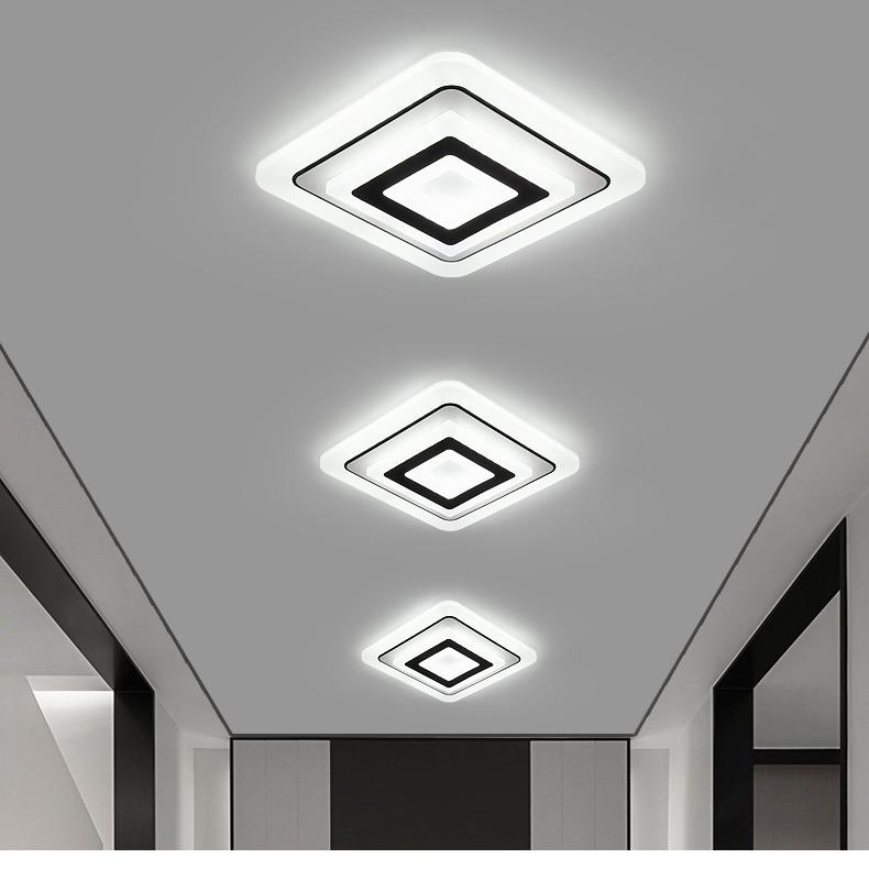 LED Ceiling Light for Hallway, Entrance, or Balcony - Round Surface Mounted Design