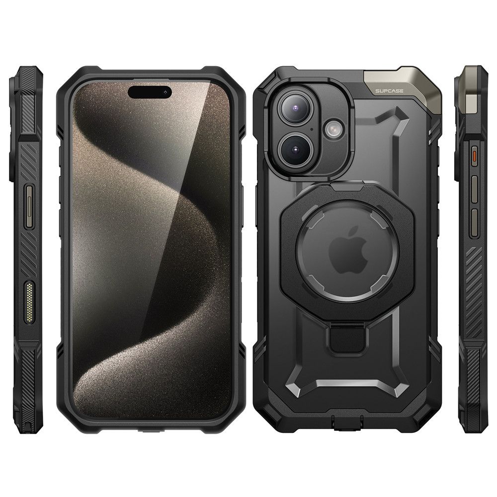 Supcase Ub Grip Mag Magsafe Iphone 16 Schwarz