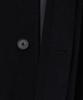 Musinsa Standard Cashmere Blend Oversized Minimal Balmacaan Coat [Black]